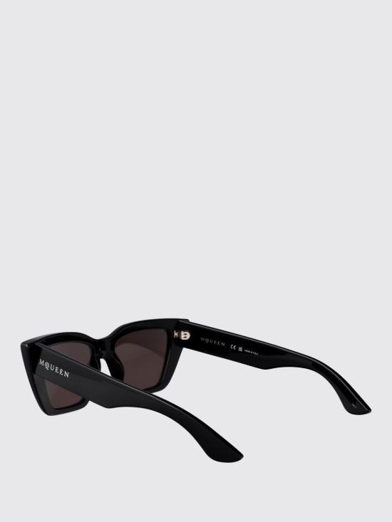 25FW 알렉산더 맥퀸 선글라스 AM0507S 001 Black - ALEXANDER MCQUEEN
