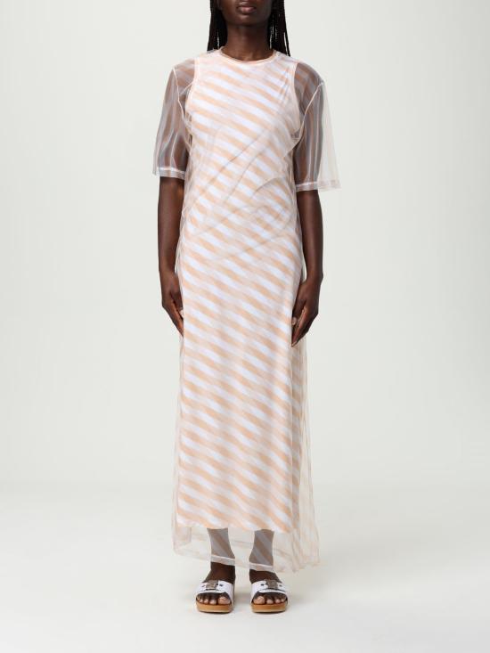 25SS 스포트막스 롱 원피스 2512631032600 002 White 1