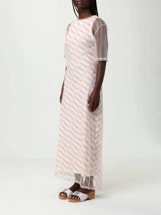 25SS 스포트막스 롱 원피스 2512631032600 002 White 1 - SPORTMAX