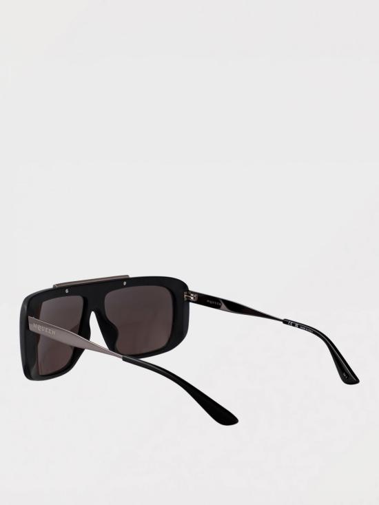 26SS 알렉산더 맥퀸 선글라스 AM0492S 002 Black 1 - ALEXANDER MCQUEEN