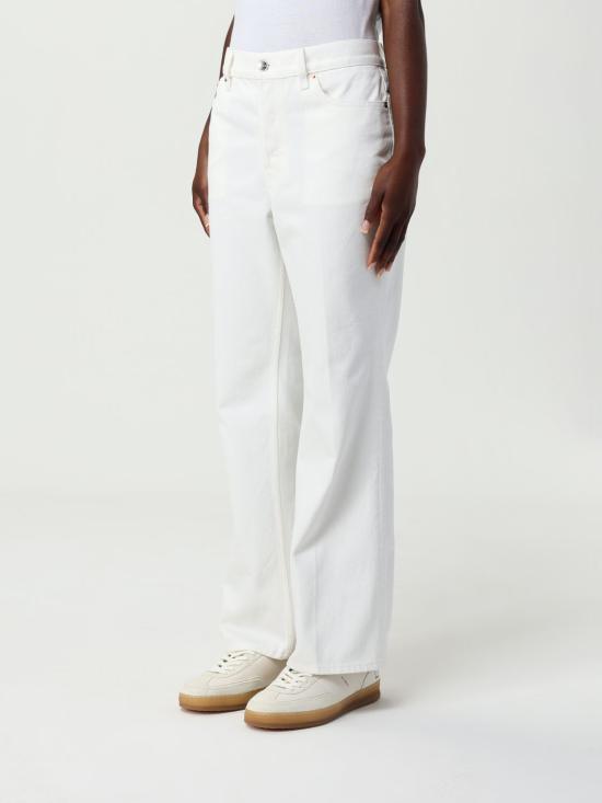 25FW 구찌 플레어 크롭 데님 팬츠 817989XDC8W 9000 White - GUCCI