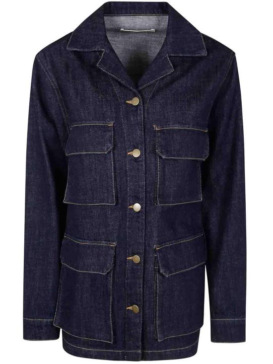  세미쿠튀르 자켓 Y5SY04JNS14 Blue - SEMI-COUTURE