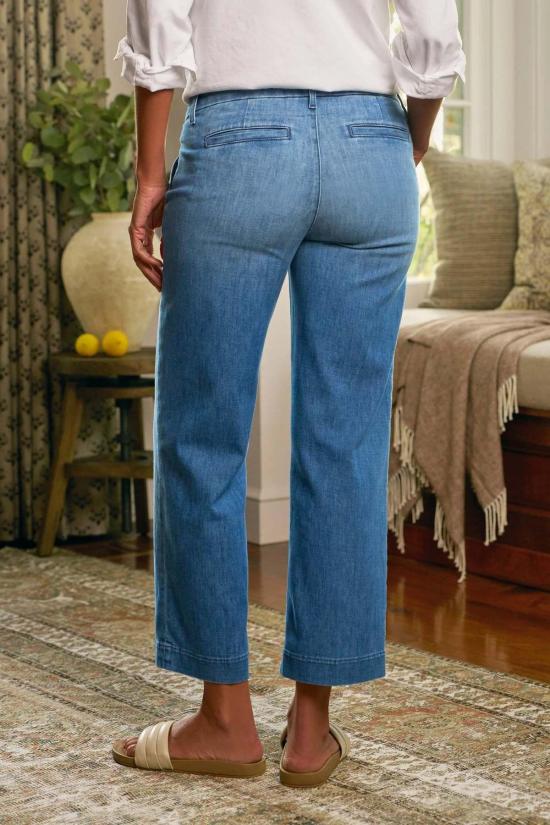  프랭크 앤 에일린 데님 팬츠 프랭크 & 일린 웨스트포트 치노 1968 블루 워시 - FRANK & EILEEN