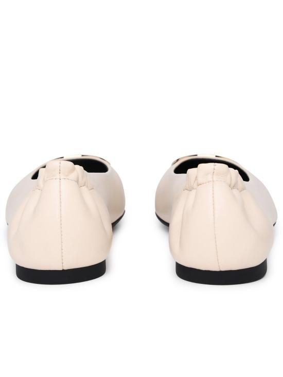 25FW 토리버치 플랫 슈즈 148336001 Beige - TORY BURCH