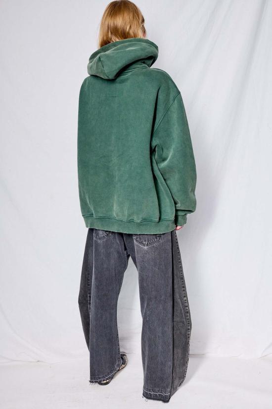  어셈블리 뉴욕 어셈블리 페이디드 그린 후드 티셔츠 - ASSEMBLY NEW YORK