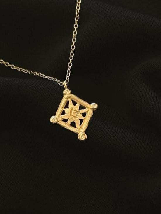  Victoria Cunningham 목걸이/팬던트 빅토리아 커닝햄 14k 썬앤문 다이아몬드 목걸이