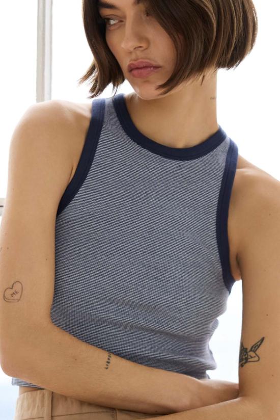  솔드아웃 NYC 민소매 티셔츠 매진 뉴욕 크롭드 낫 소 베이직 탱크 - SOLD OUT NYC