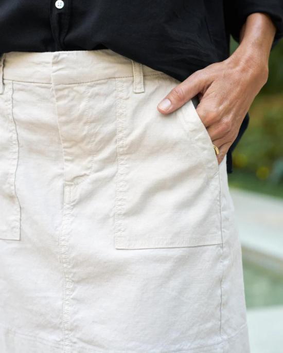  프랭크 앤 에일린 숏 스커트 프랭크 & 일린 제임슨 스커트 시멘트 - FRANK & EILEEN