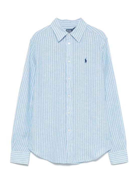 25SS 폴로 랄프로렌 블라우스 211970691 004 CELESTE BIANCO