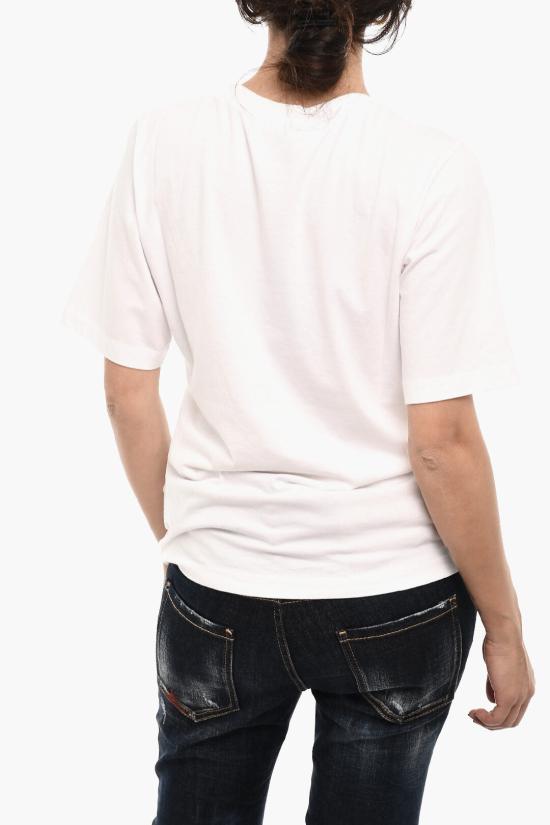  디스퀘어드2 반팔 티셔츠 S72GD0519 S24668 100 White - DSQUARED2