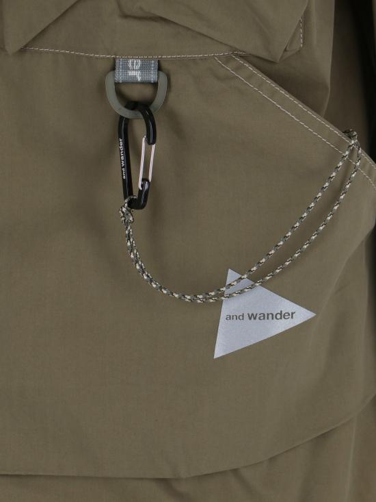 25SS 앤드원더 반팔 셔츠 5745183069180 KHAKI DOM - AND WANDER