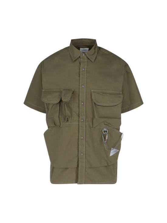 25SS 앤드원더 반팔 셔츠 5745183069180 KHAKI DOM