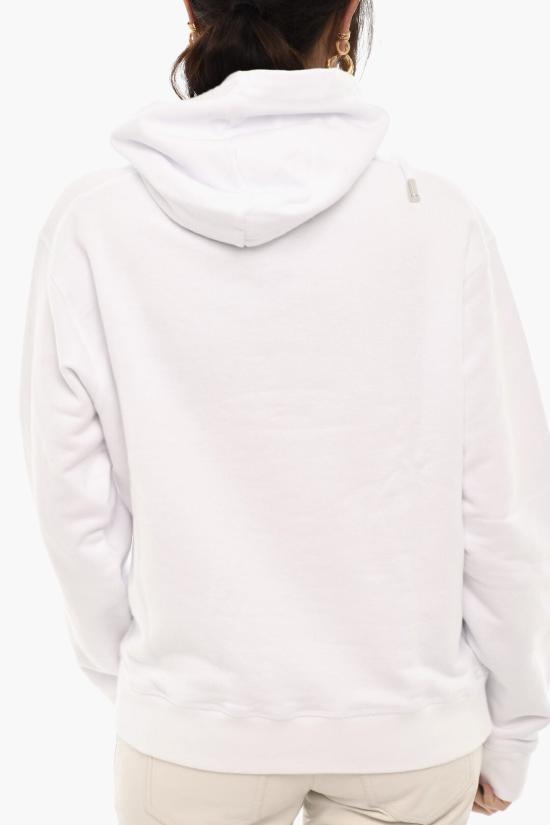  디스퀘어드2 후드 티셔츠 S72GU0450 S25551 100 White - DSQUARED2