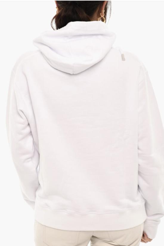  디스퀘어드2 후드 티셔츠 S72GU0450 S25551 100 White - DSQUARED2