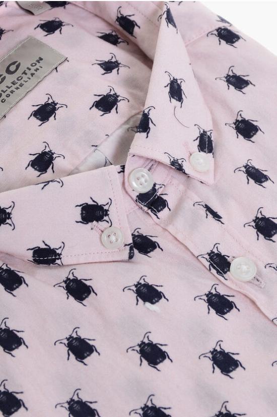  꼬르넬리아니 긴팔 셔츠 83IX52 9161440 048 Pink - CORNELIANI