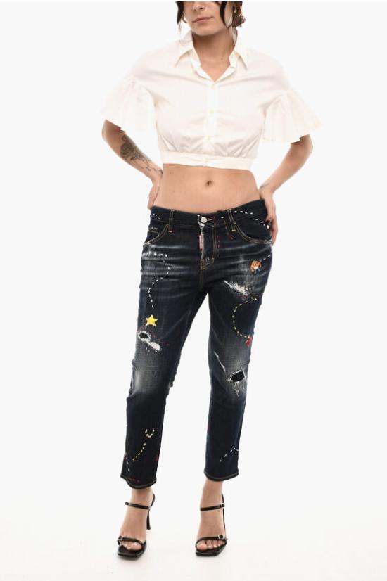  디스퀘어드2 블라우스 S75DL0830 S44131 100 White - DSQUARED2