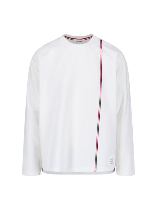 25FW 톰브라운 긴팔 티셔츠 MJS253A J0138100 WHITE