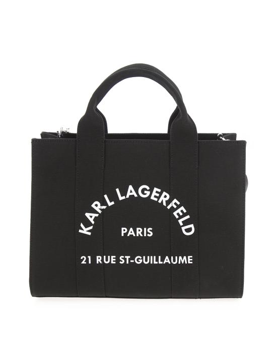 26SS 칼라거펠트 토트백 240W3892 999 black NERO