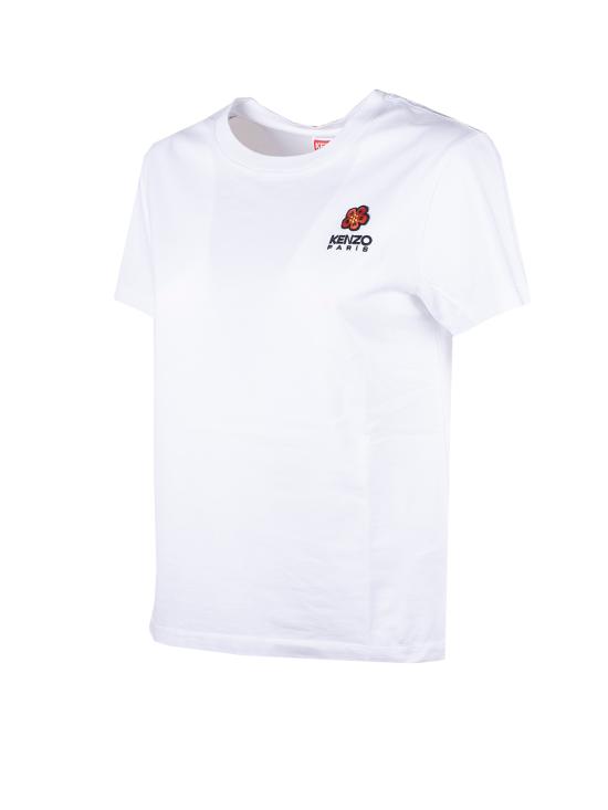 26SS 겐조 보케 플라워 크레스트 티셔츠 FC62TS0124SO 01 white BIANCO - KENZO