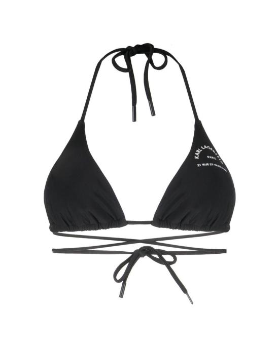 25FW 칼라거펠트 비키니 수영복 230W2215 999 Black NERO