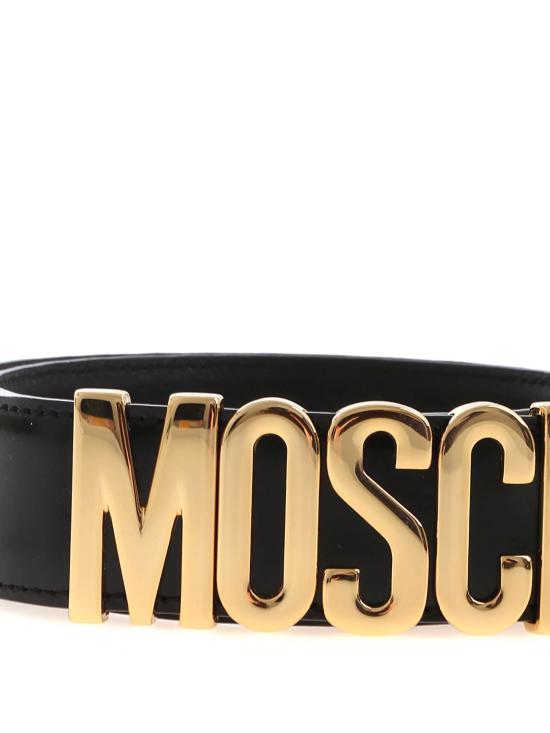 25FW 모스키노 와이드 벨트 8012 8007 0555 nero NERO ORO - MOSCHINO