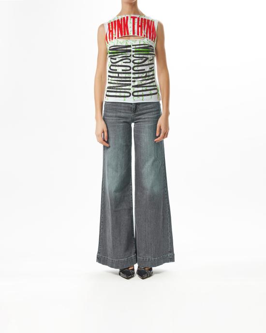 25SS 모스키노 민소매 티셔츠 251D 1212 0441 1393 MULTICOLOR - MOSCHINO