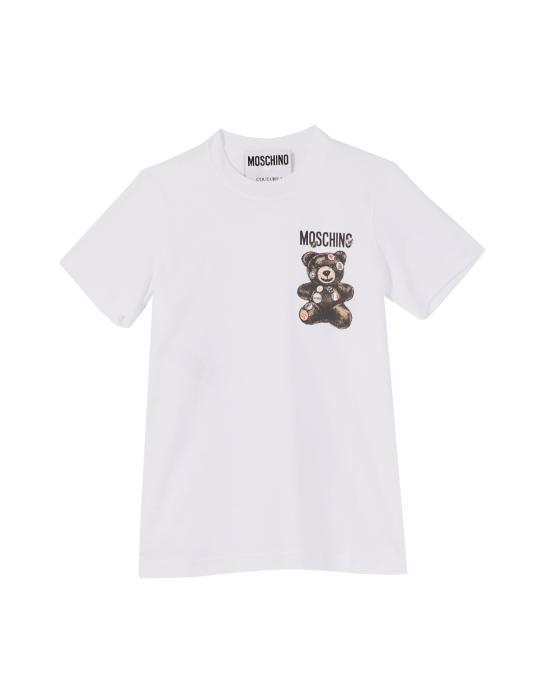 25SS 모스키노 반팔 티셔츠 251D 0709 0441 1001 BIANCO