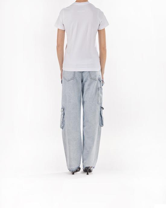 25SS 모스키노 반팔 티셔츠 251D 0709 0441 1001 BIANCO - MOSCHINO