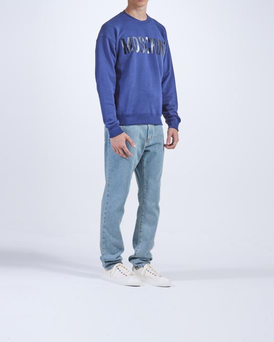 25FW 모스키노 긴팔 티셔츠 1701 5228 1342 BLU - MOSCHINO