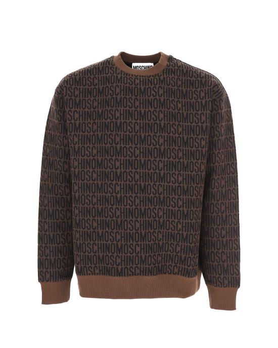 25FW 모스키노 긴팔 티셔츠 1701 2629 1103 MARRONE