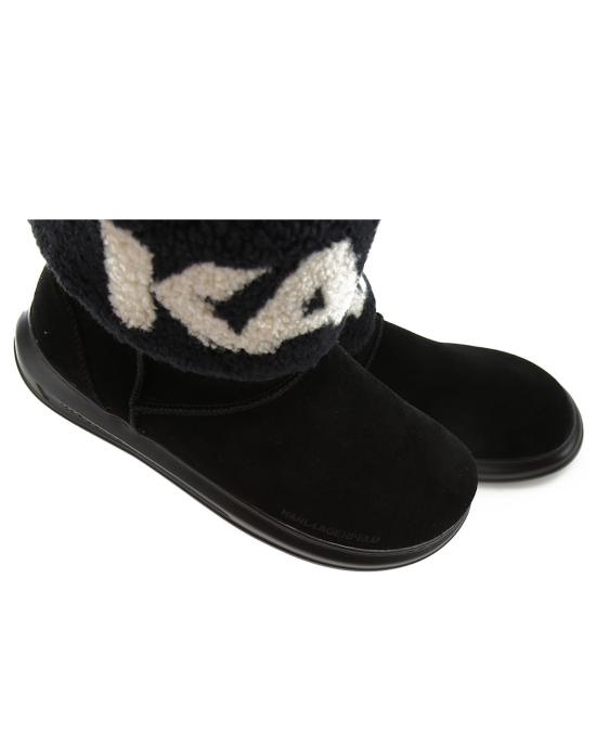 25FW 칼라거펠트 부츠 KL44552 700 black suede NERO - KARL LAGERFELD