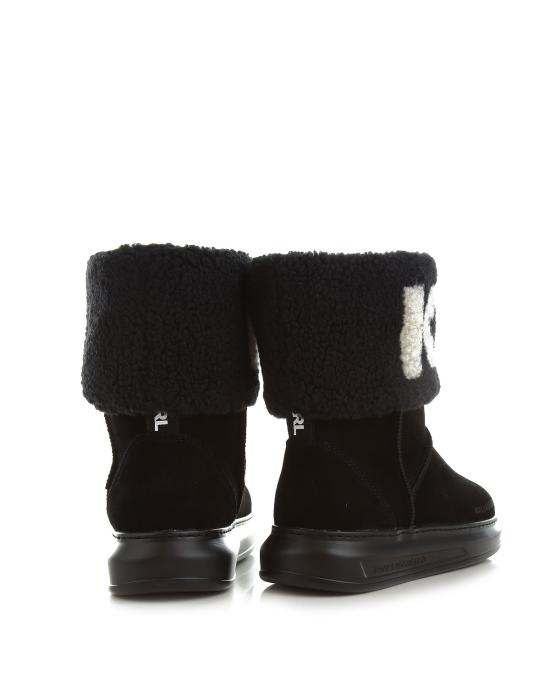25FW 칼라거펠트 부츠 KL44552 700 black suede NERO - KARL LAGERFELD