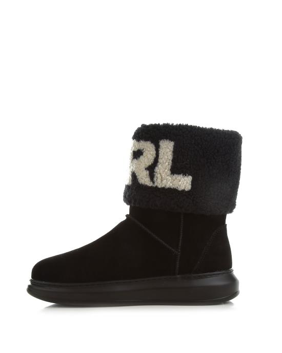 25FW 칼라거펠트 부츠 KL44552 700 black suede NERO - KARL LAGERFELD