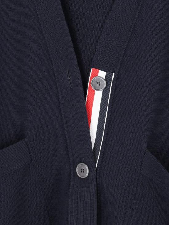 25FW 톰브라운 가디건 FKC402A Y1002415 BLUE - THOM BROWNE