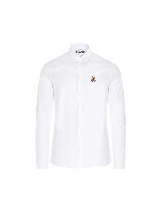 26SS 모스키노 긴팔 셔츠 0205 7036 1001 white BIANCO