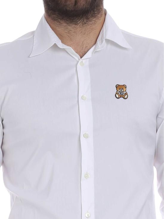 25FW 모스키노 긴팔 셔츠 0205 7036 1001 white BIANCO - MOSCHINO