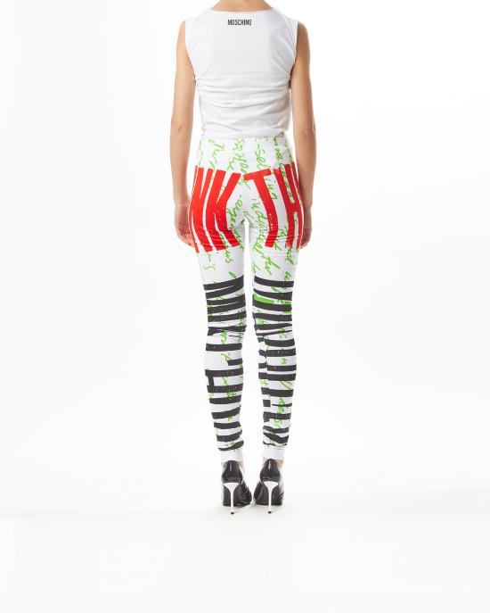 25SS 모스키노 트레이닝/조거 팬츠 251D 0330 0441 1393 MULTICOLOR - MOSCHINO