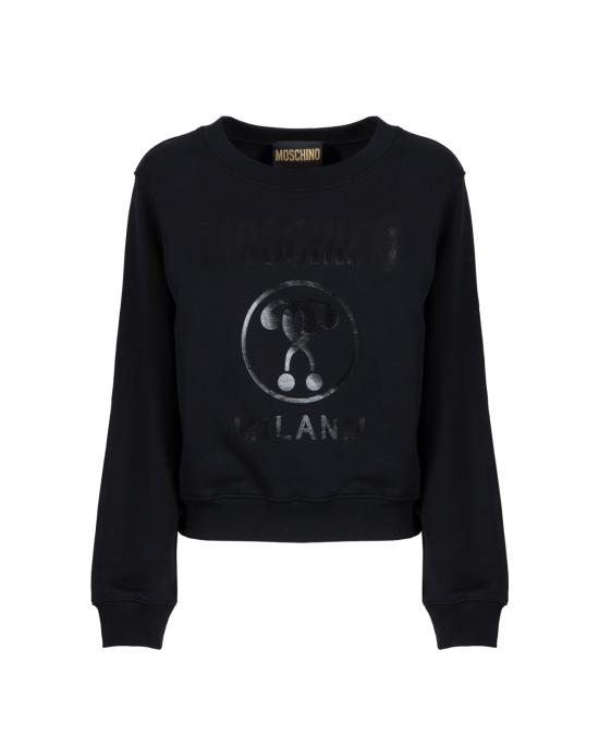 25FW 모스키노 긴팔 티셔츠 1718 5528 0555 NERO