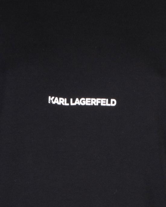 26SS 칼라거펠트 긴팔 티셔츠 211U1800 999 black NERO - KARL LAGERFELD