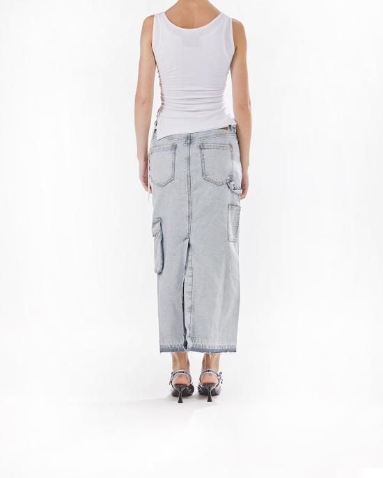 25SS 모스키노 민소매 티셔츠 251D 1206 0445 1001 BIANCO - MOSCHINO