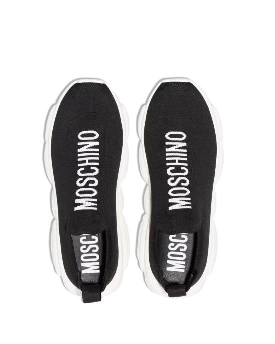 25FW 모스키노 스니커즈 MB15083G1GGL0000 NERO BIANCO - MOSCHINO