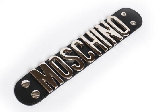 25FW 모스키노 팔찌 7760 8001 3555 NERO ARGENTO - MOSCHINO