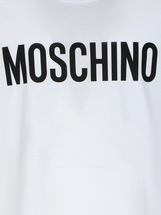 25FW 모스키노 반팔 티셔츠 0701 2041 1001 BIANCO - MOSCHINO