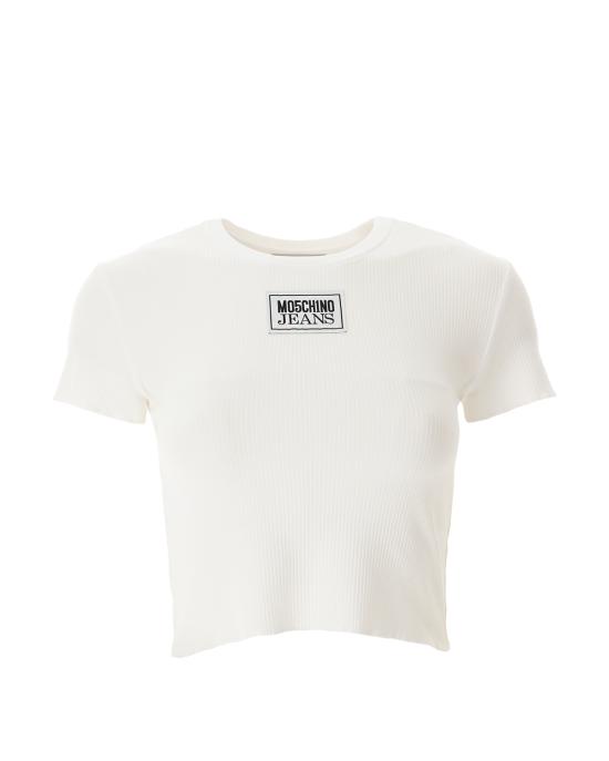 25FW 모스키노 반팔 티셔츠 1204 3759 0001 BIANCO