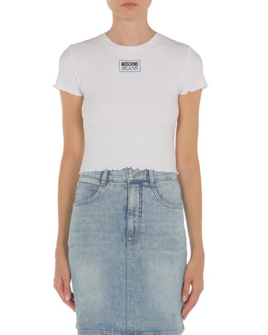 25FW 모스키노 반팔 티셔츠 1204 3759 0001 BIANCO - MOSCHINO