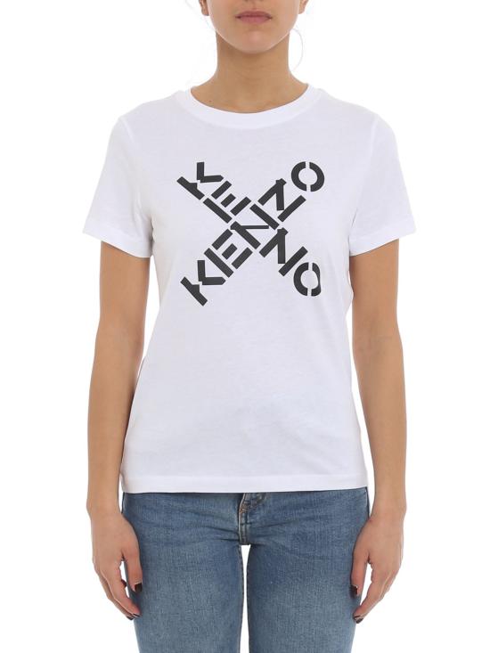 26SS 겐조 반팔 티셔츠 FB52TS8504SJ 01 BIANCO - KENZO