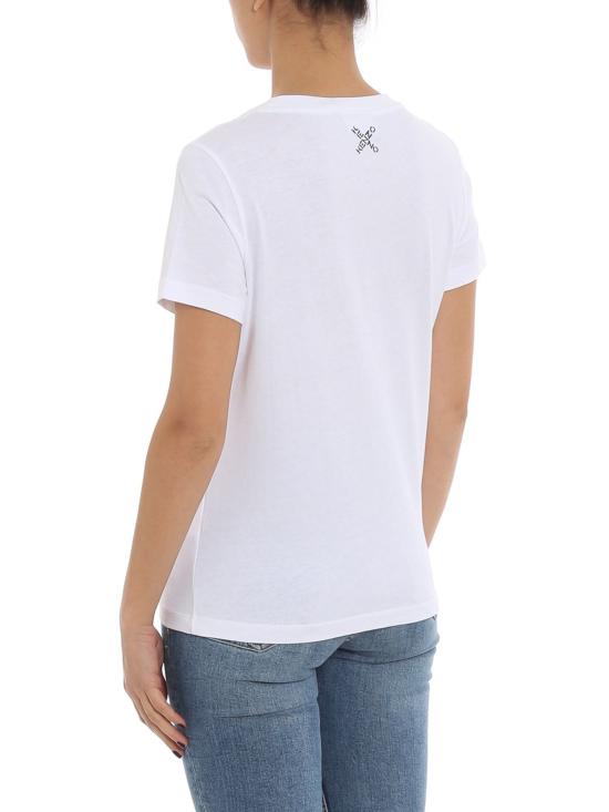 26SS 겐조 반팔 티셔츠 FB52TS8504SJ 01 BIANCO - KENZO