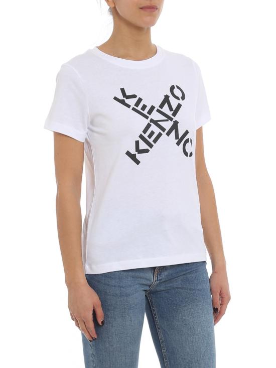 26SS 겐조 반팔 티셔츠 FB52TS8504SJ 01 BIANCO - KENZO