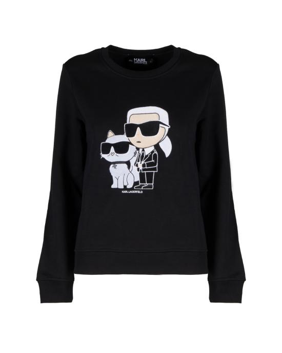 25FW 칼라거펠트 긴팔 티셔츠 230W1803 999 NERO