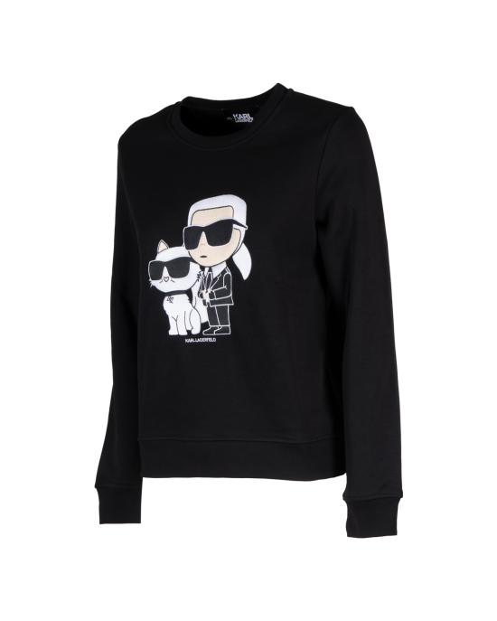 25FW 칼라거펠트 긴팔 티셔츠 230W1803 999 NERO - KARL LAGERFELD